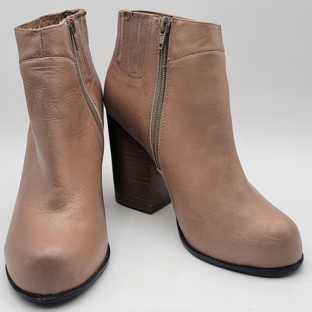 Jeffrey Campbell Elegant Tan‎ Ankle Boots SIZE 8M  #1689